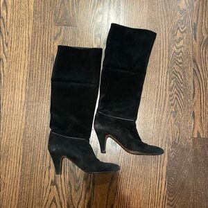 EMME UNO Italian Black Suede Women's Boots